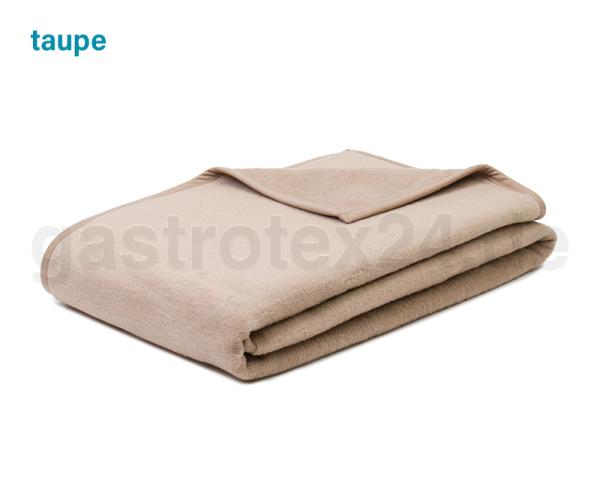 Wohndecke "Arizona" 150/200 cm - Mischgewebe - pflegeleicht - 450 gr/qm - Farbe: taupe